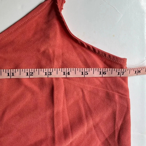 Halogen V Neck Camisole Top Womens Small Rose Adjustable Spaghetti Straps - Picture 8 of 10